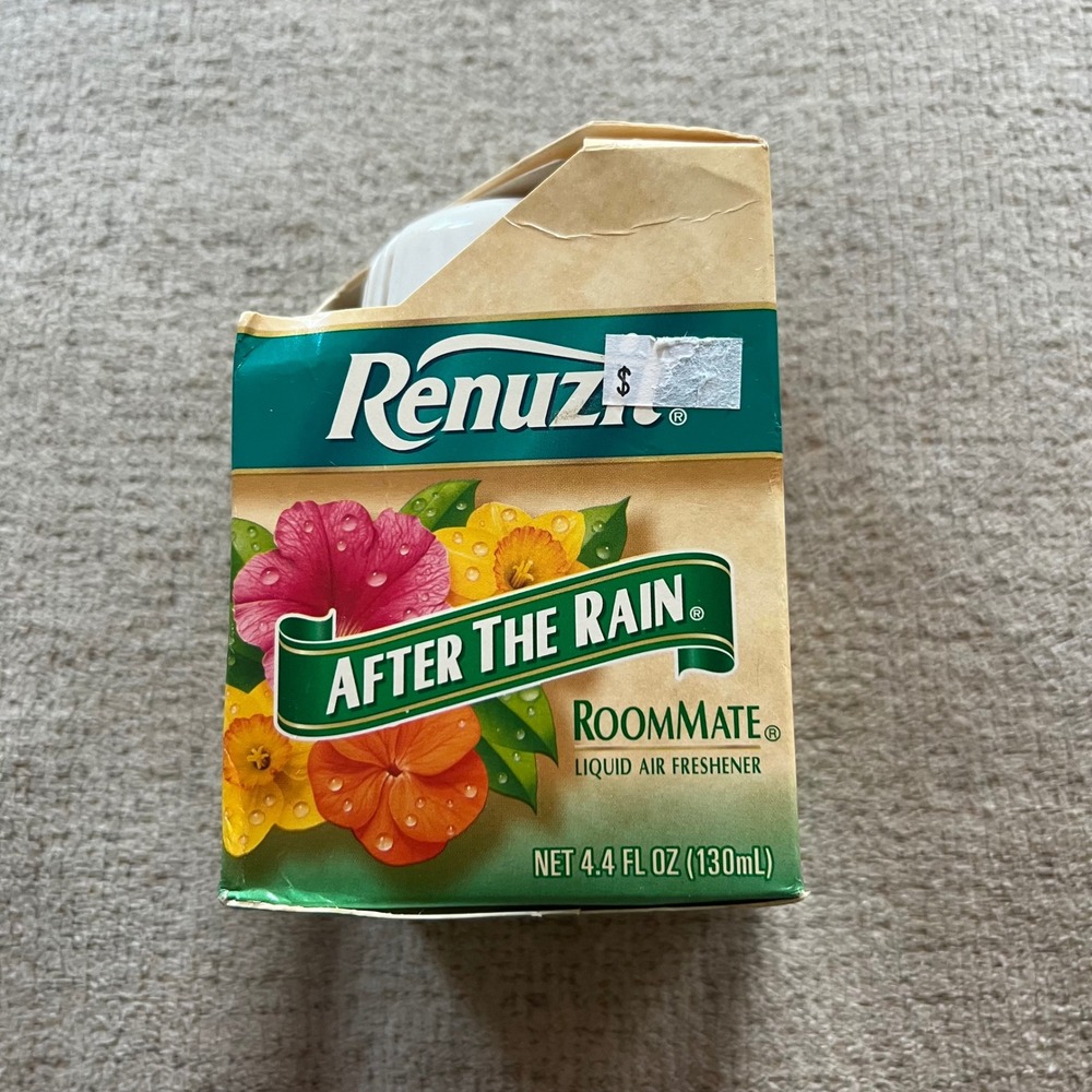 Renuzit‎ RoomMate Liquid Air Freshener After The Rain Scent 4.4oz Vintage